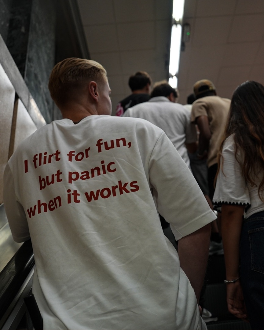 Break the Ice Clo. tee — worn out at night
